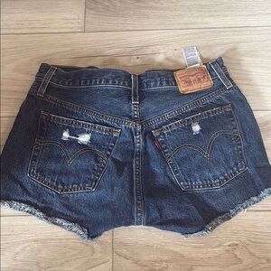 Levi's Women's Blue Denim Shorts